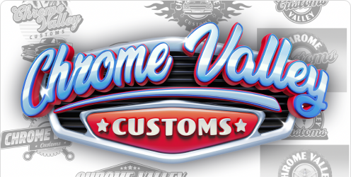 Chrome Valley Customs logo development