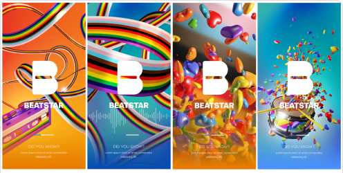 Beatstar social media and live ops assets