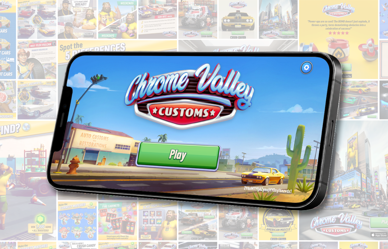 Chrome Valley Customs marketing creative and UA